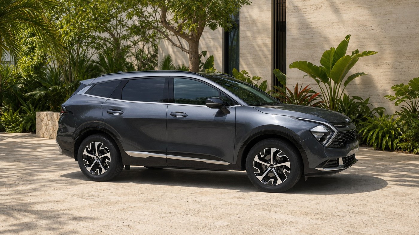 Kia Sportage 2025 gris, el modelo del premio de la rifa